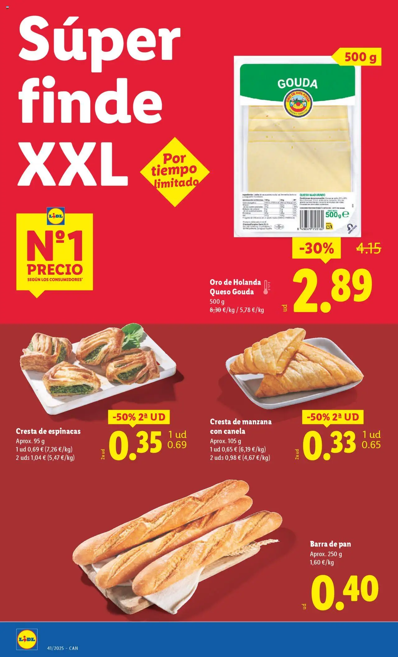 Lidl - Canarias │ válido desde el 06.10.2025 | Página: 30 | Productos: Queso, Pan, Πορσελάνη, Queso Gouda