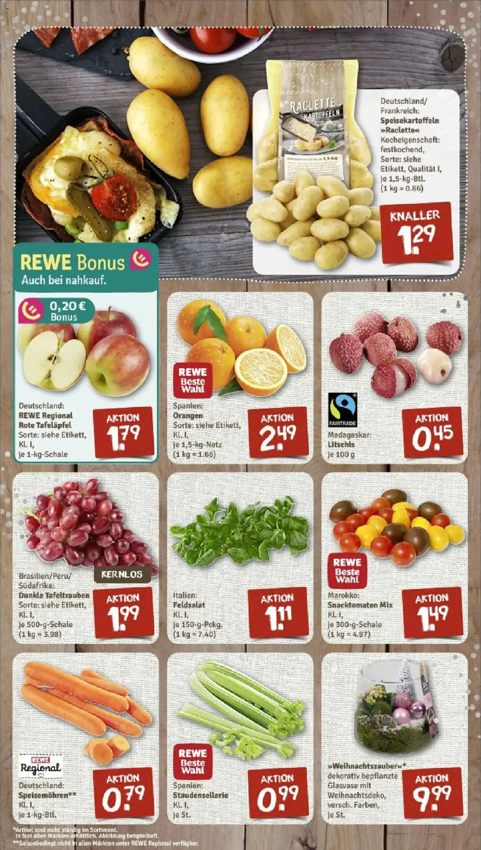 Rewe prospekt Moettingen	 – gültig ab 22.12.2025 | Seite: 4 | Produkte: Orangen, Kartoffeln, Raclette