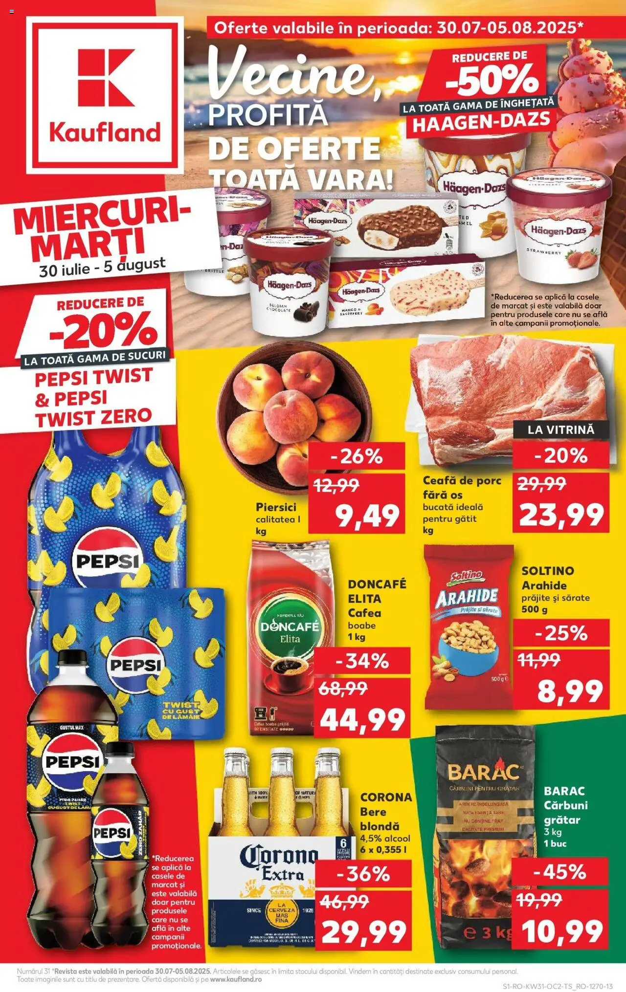 Catalog Kaufland - Deva – valabil de la 30.07.2025 | Pagină: 1 | Produse: Grătar, Vitrină, Arahide, Cafea