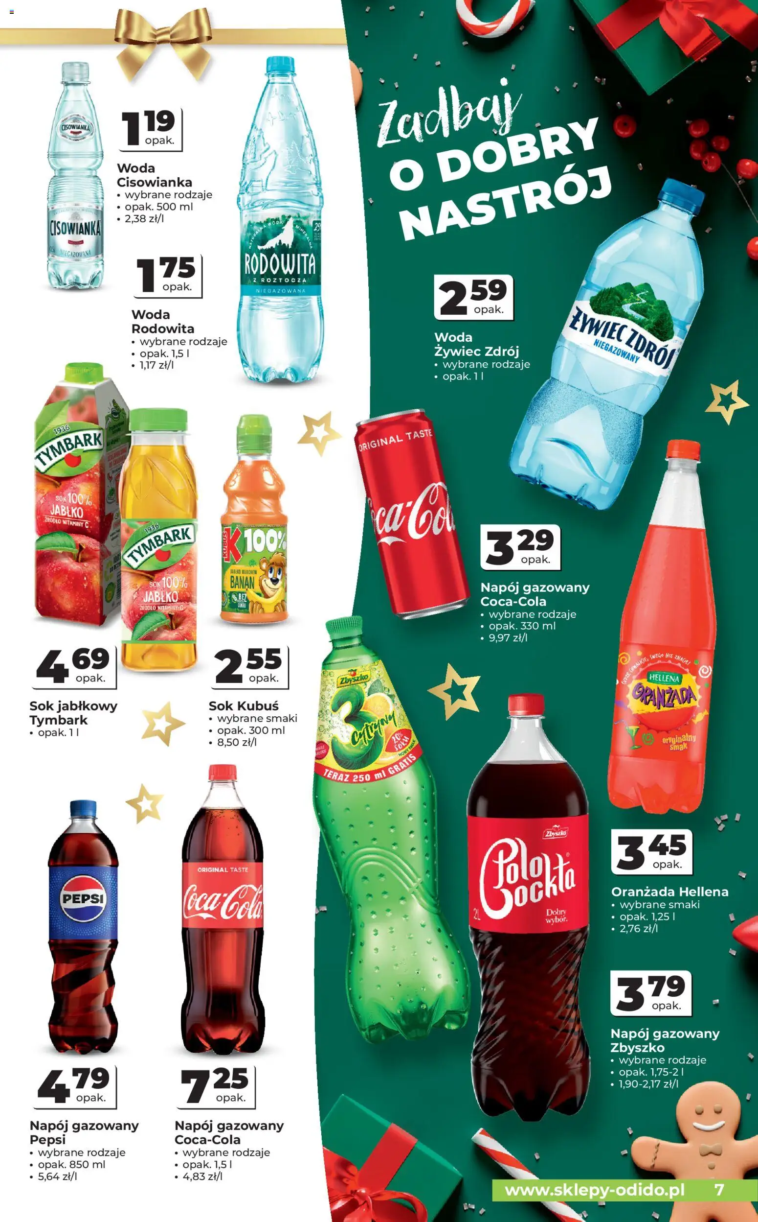 Odido Gazetka od 03.12.2025 | Strona: 7 | Produkty: Pepsi, Oranżada hellena, Cytryny, Banan