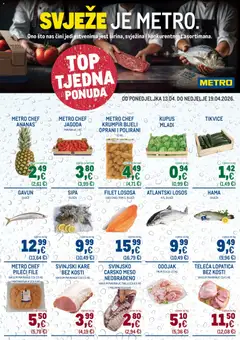 Metro - Ultra svježa ponuda - Pregled kataloga iz trgovine Metro, vrijedi od 13.04.2026