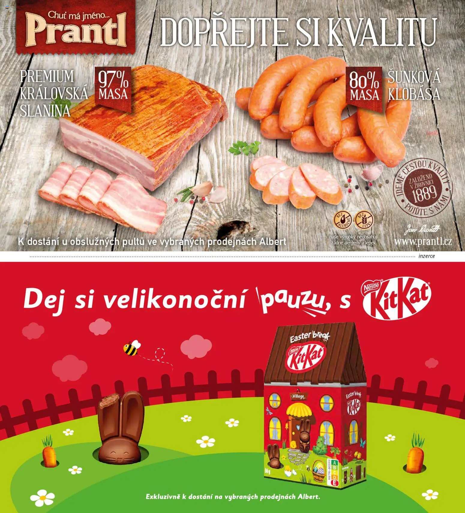Albert magazín od 01.02.2026 | Strana: 59 | Produkty: Klobása, Slanina