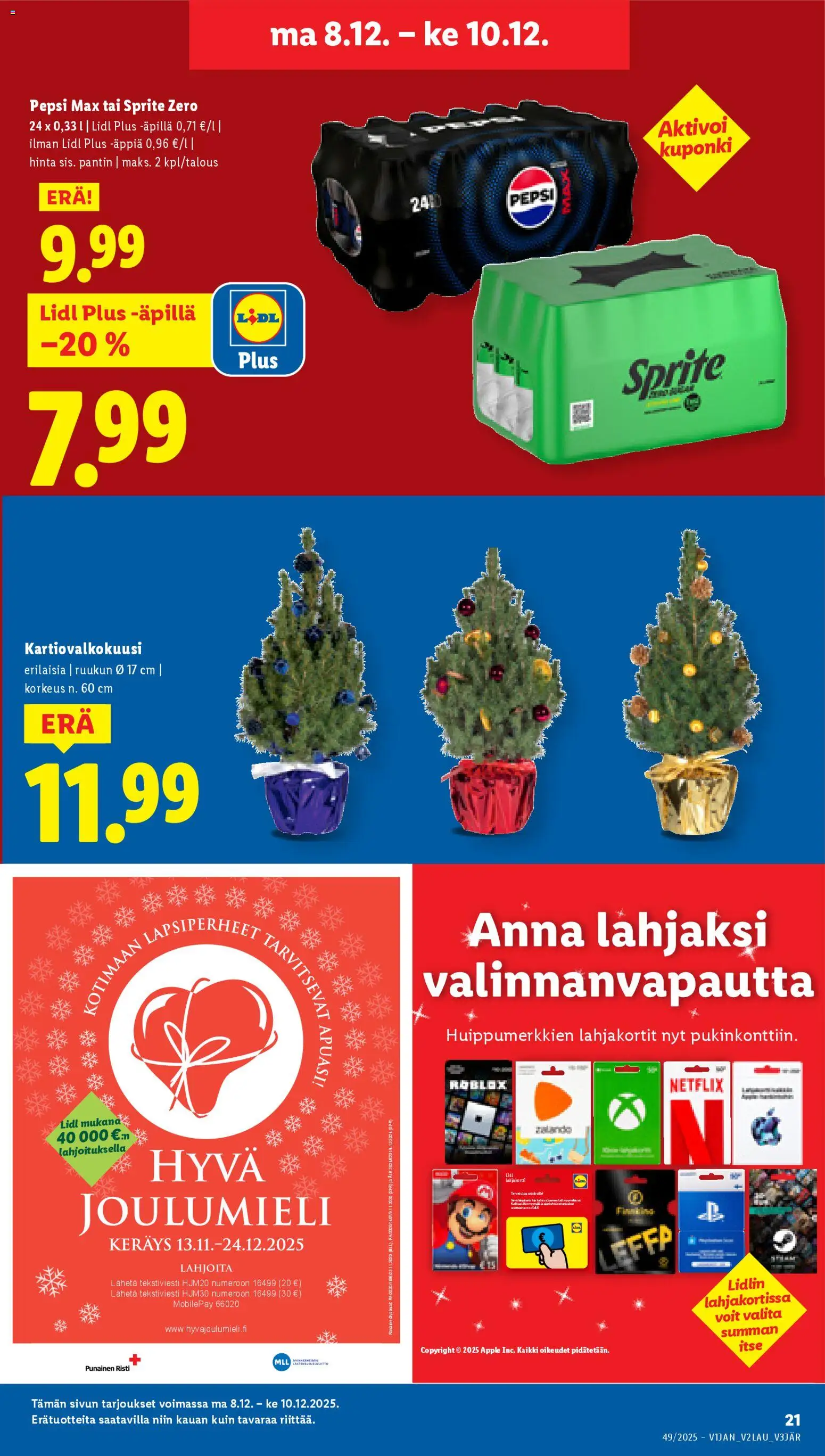 Lidl tarjoukset - Rovaniemi – voimassa 04.12.2025 alkaen | Sivu: 25