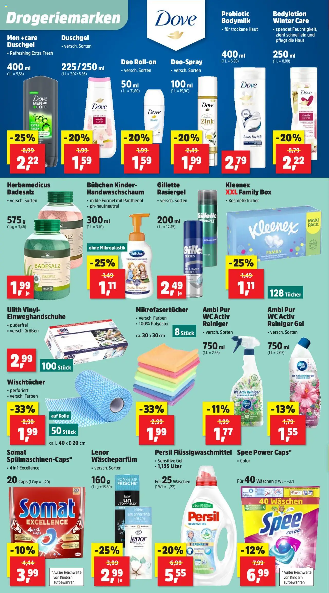 Thomas Philipps Prospekt – gültig ab 29.09.2025 | Seite: 18 | Produkte: Lenor, Duschgel, Deospray, Persil