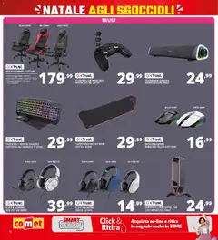 Anteprima del volantino Volantino Comet	 valido a partire dal 22.12.2025 | Pagina: 18 | Prodotti: Tastiera, Cuffie, Cuscino, Sedia