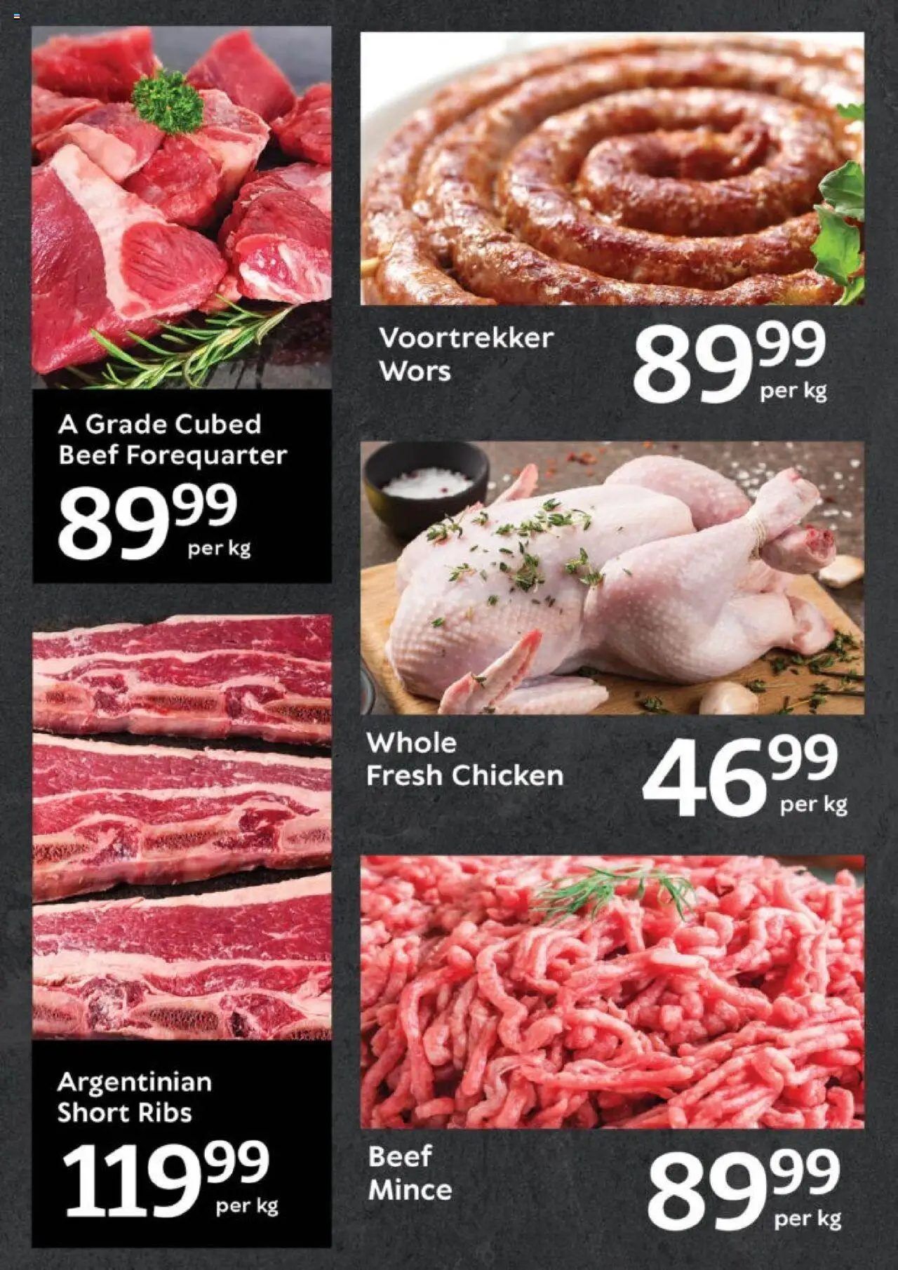 New Oxford Freshmarket catalogue – valid from 20.09.2025 | Page: 3 | Products: Ribs, Chicken, Beef