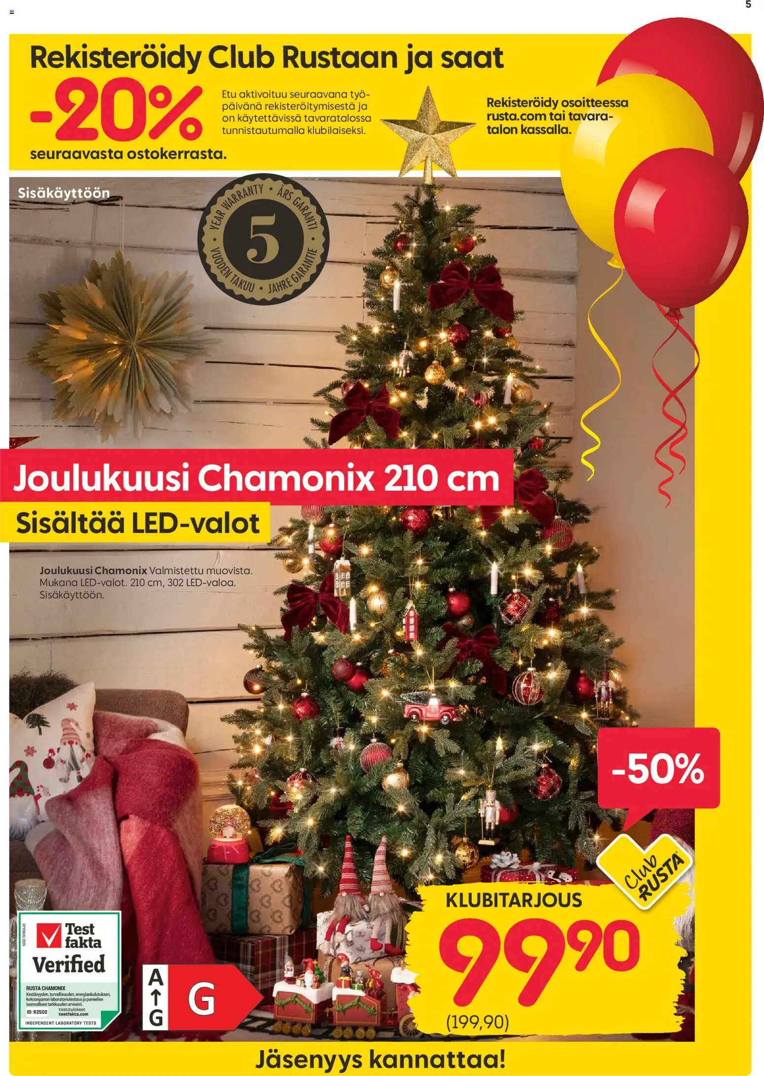 Rusta tarjoukset – voimassa 27.10.2025 alkaen | Sivu: 5