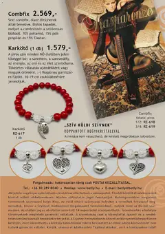 Katalógus Betly - Rozsa - amely érvényes a következő dátumtól: 21.01.2026 | Oldal: 18 | Termékek: Karkötő, Parfüm