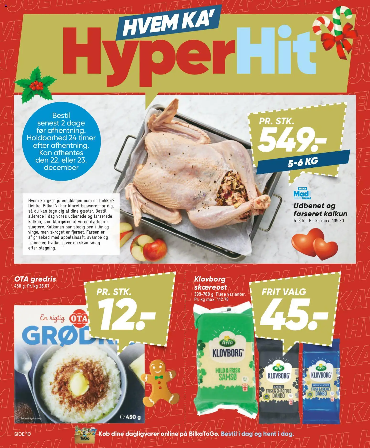 Bilka tilbudsavis – gyldig fra 12.12.2025 | Side: 10 | Produkter: Svampe, Kalkun, Søm