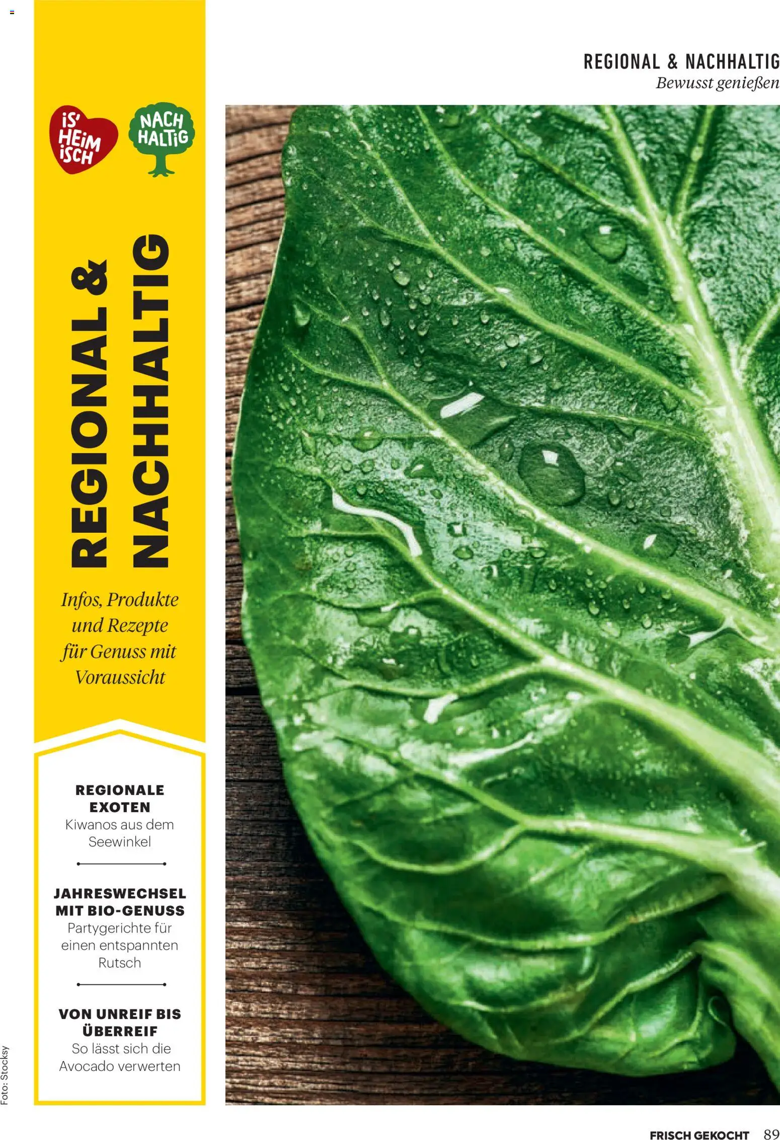 Billa  Frisch Gekocht gültig ab 01.12.2025 | Seite: 89 | Produkte: Avocado