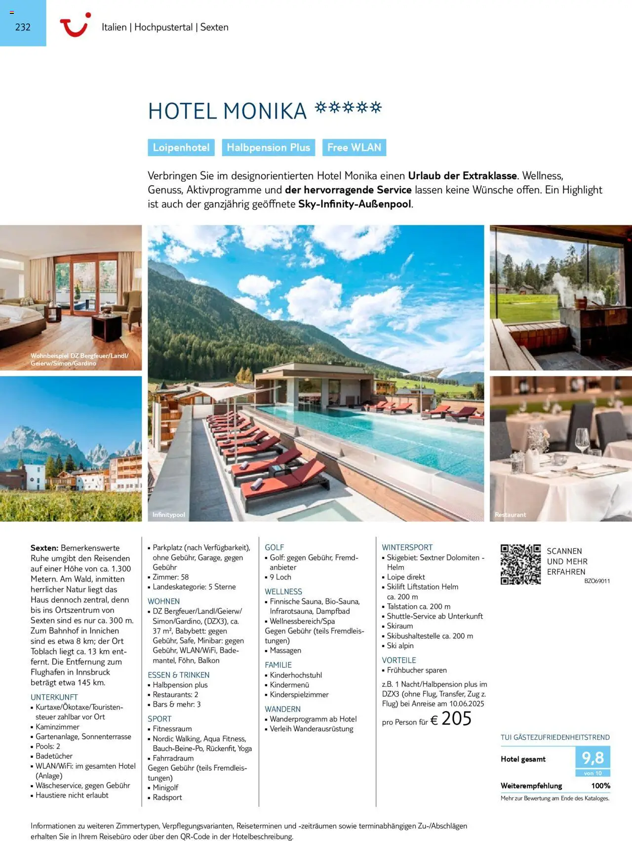Aida - Urlaub mit eigener Anreise 2025/26 – gültig ab 01.11.2024 | Seite: 232 | Produkte: Babybett, Ski