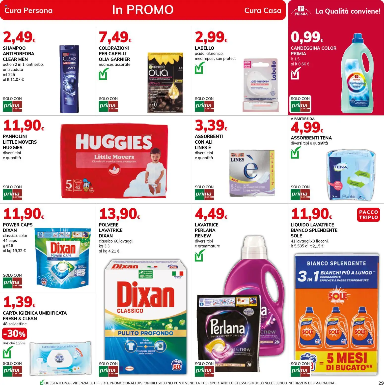 Volantino Basko del 27.01.2026 | Pagina: 29 | Prodotti: Shampoo, Pannolini, Carta igienica, Candeggina