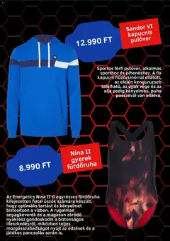 Intersport akciós újság - amely érvényes a következő dátumtól: 05.04.2026 | Oldal: 2 | Termékek: Pulóver, Kapucni, Fürdőruha