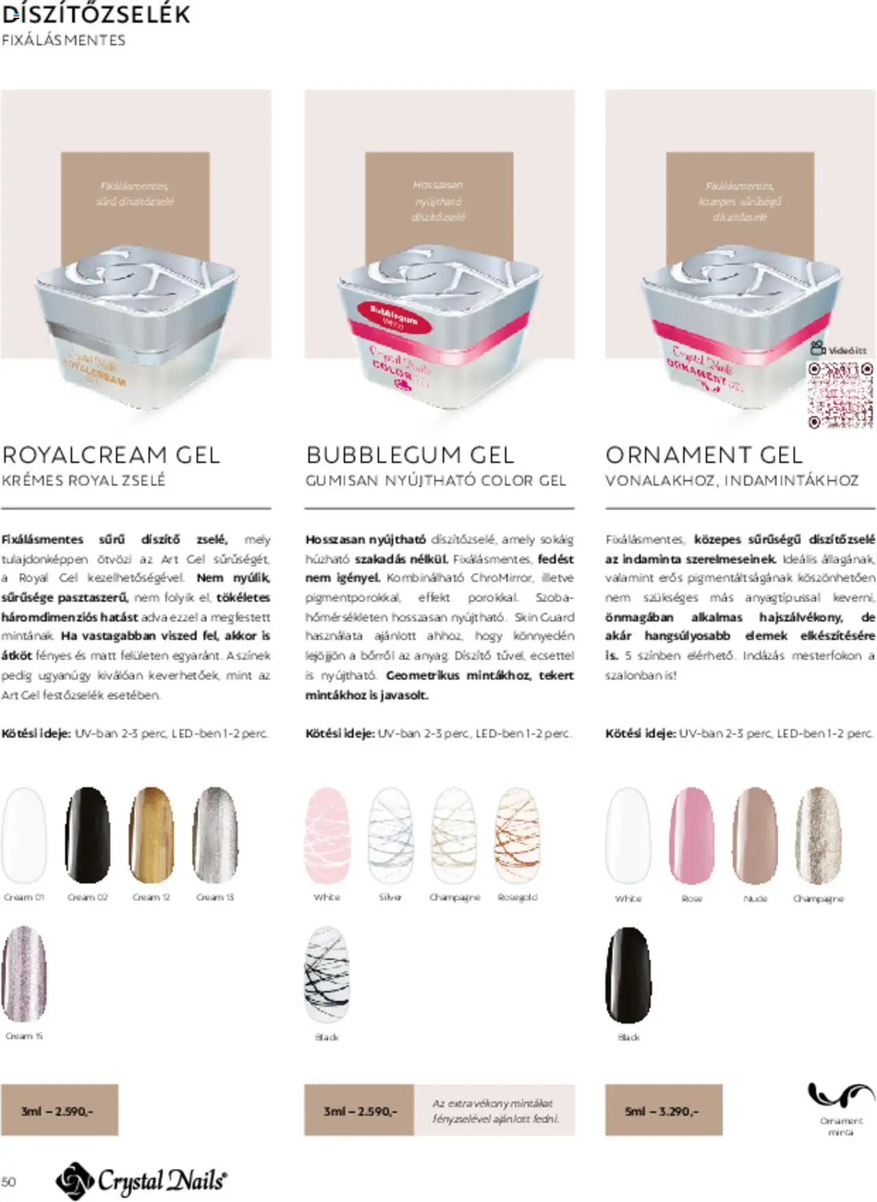 Crystal Nails akciós ujság - amely érvényes a következő dátumtól: 01.03.2025 | Oldal: 50