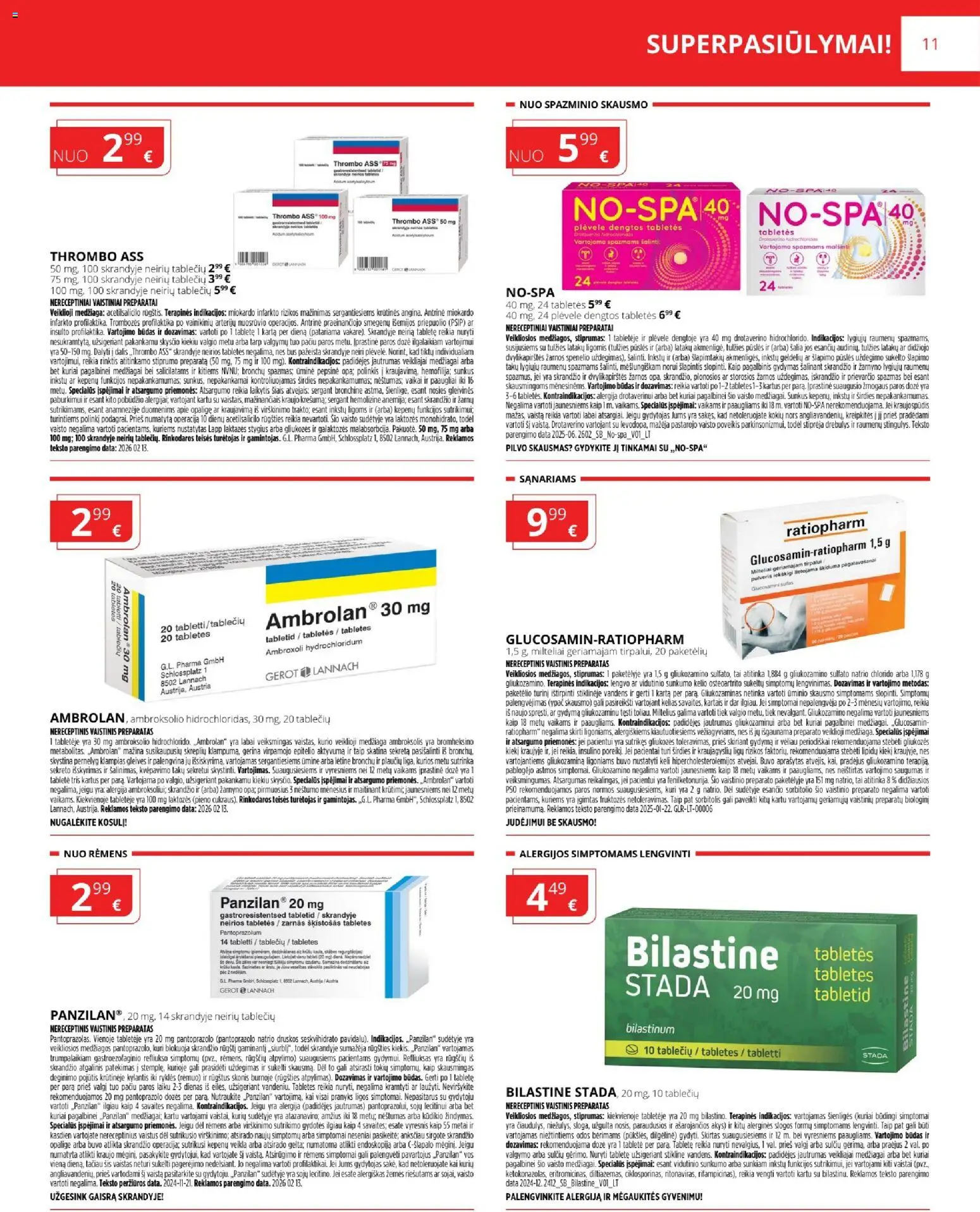 Gintarinė akcijos nuo 01.03.2026 | Puslapis: 11