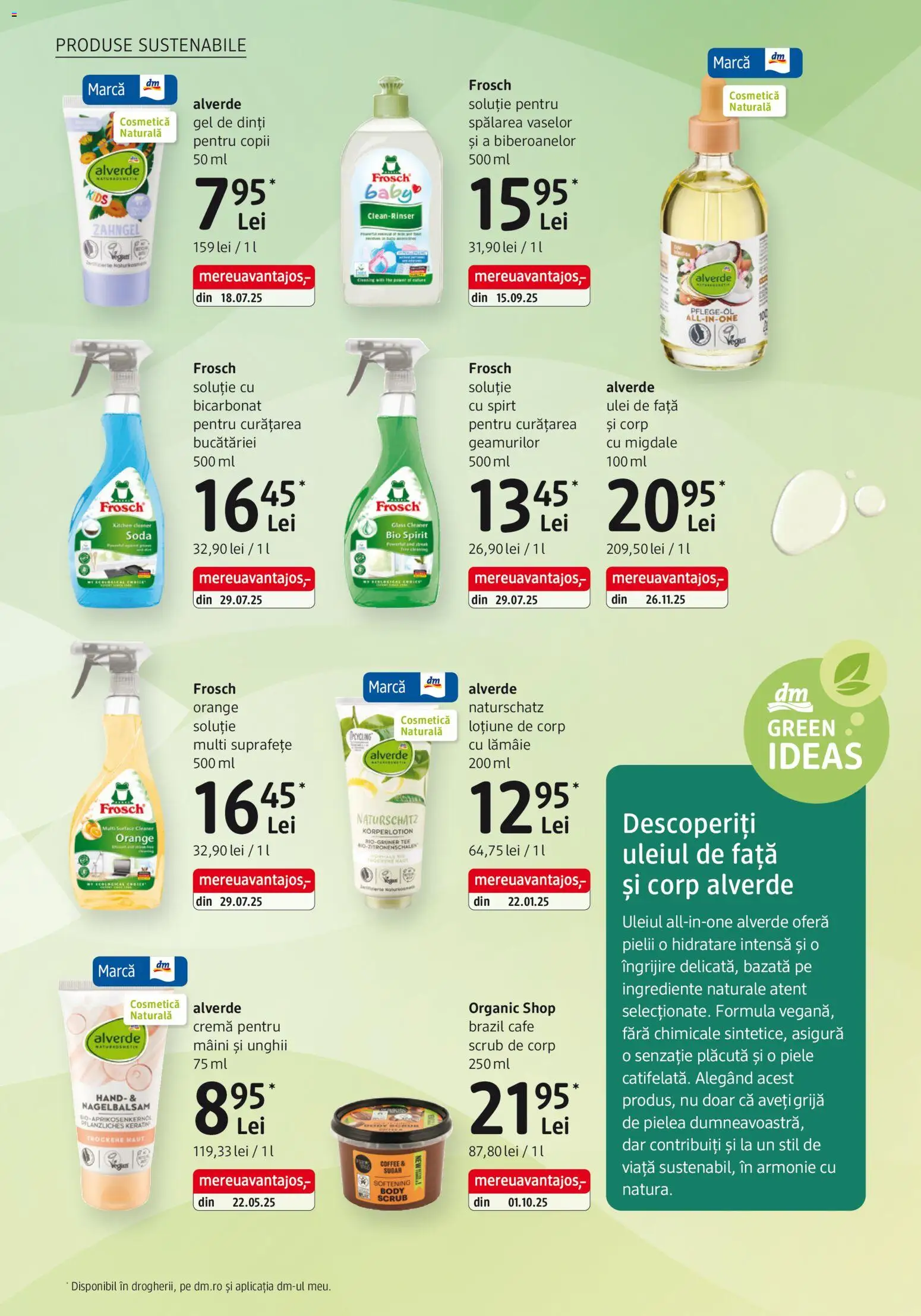 Noul catalog DM drogeriemarkt – valabil de la 08.01.2026 | Pagină: 22 | Produse: Şerit ödül, Scrub, Ulei, Lămâie