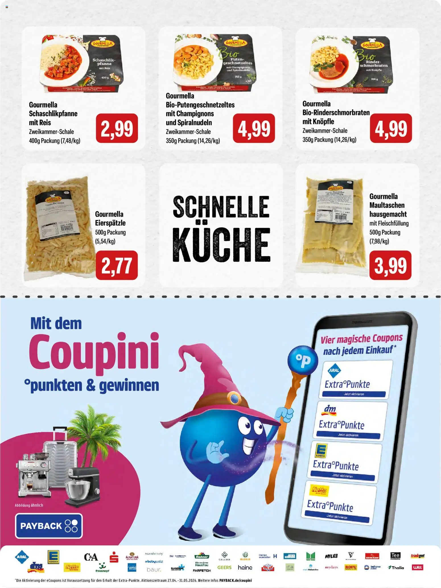 Feneberg Angebote – gültig ab 30.04.2026 | Seite: 13 | Produkte: Küche, Champignons, Reis, Maultaschen