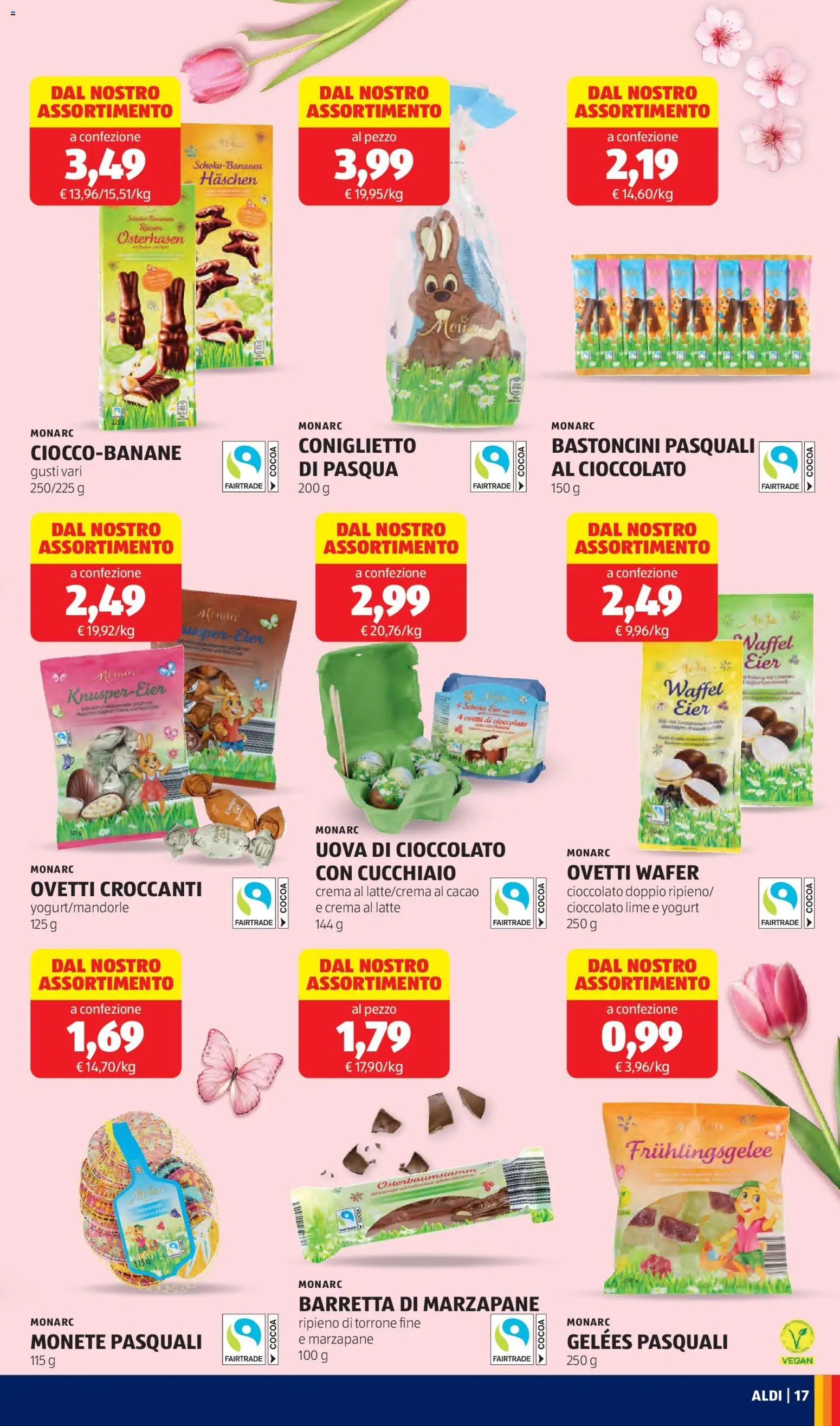 Volantino Aldi del 02.03.2026 | Pagina: 17 | Prodotti: Yogurt, Uova, Latte, Barretta
