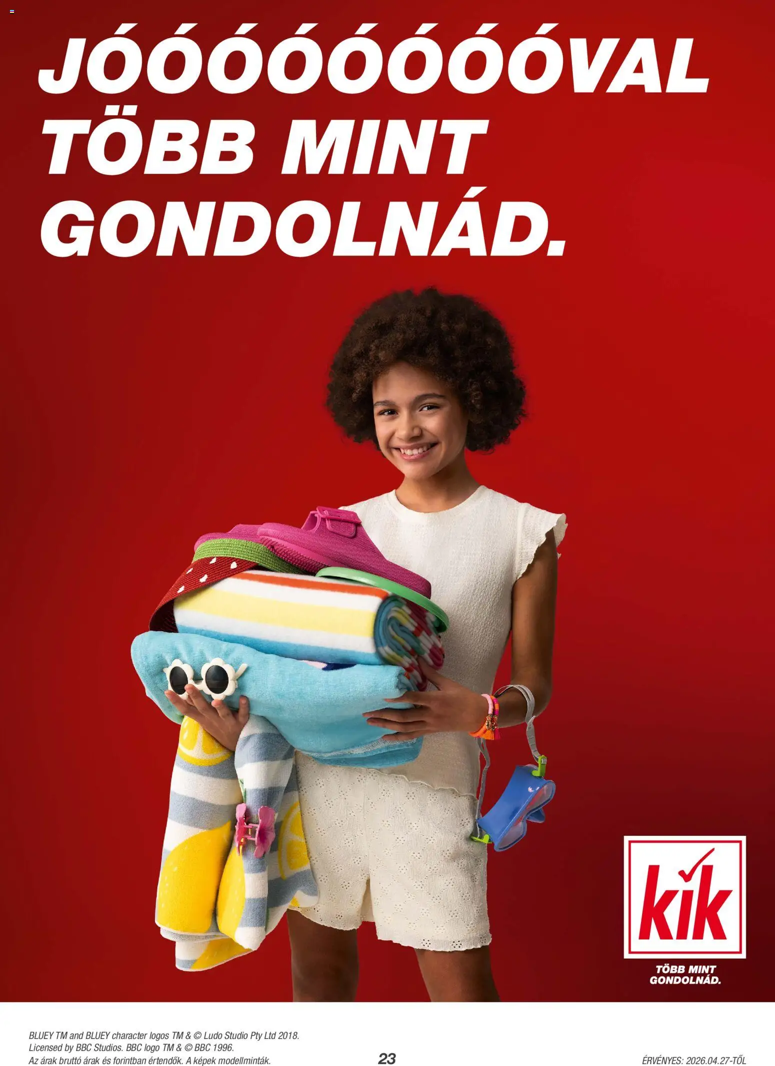 Kik akciós ujság - amely érvényes a következő dátumtól: 27.04.2026 | Oldal: 23