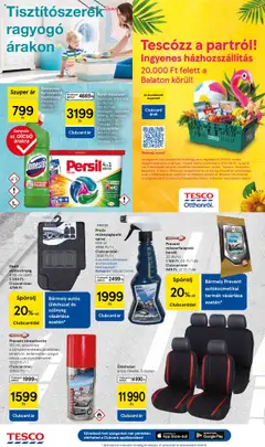 Tesco akciós ujság - amely érvényes a következő dátumtól: 17.07.2025 | Oldal: 16 | Termékek: Kendő, Persil, Szőnyeg, Sör