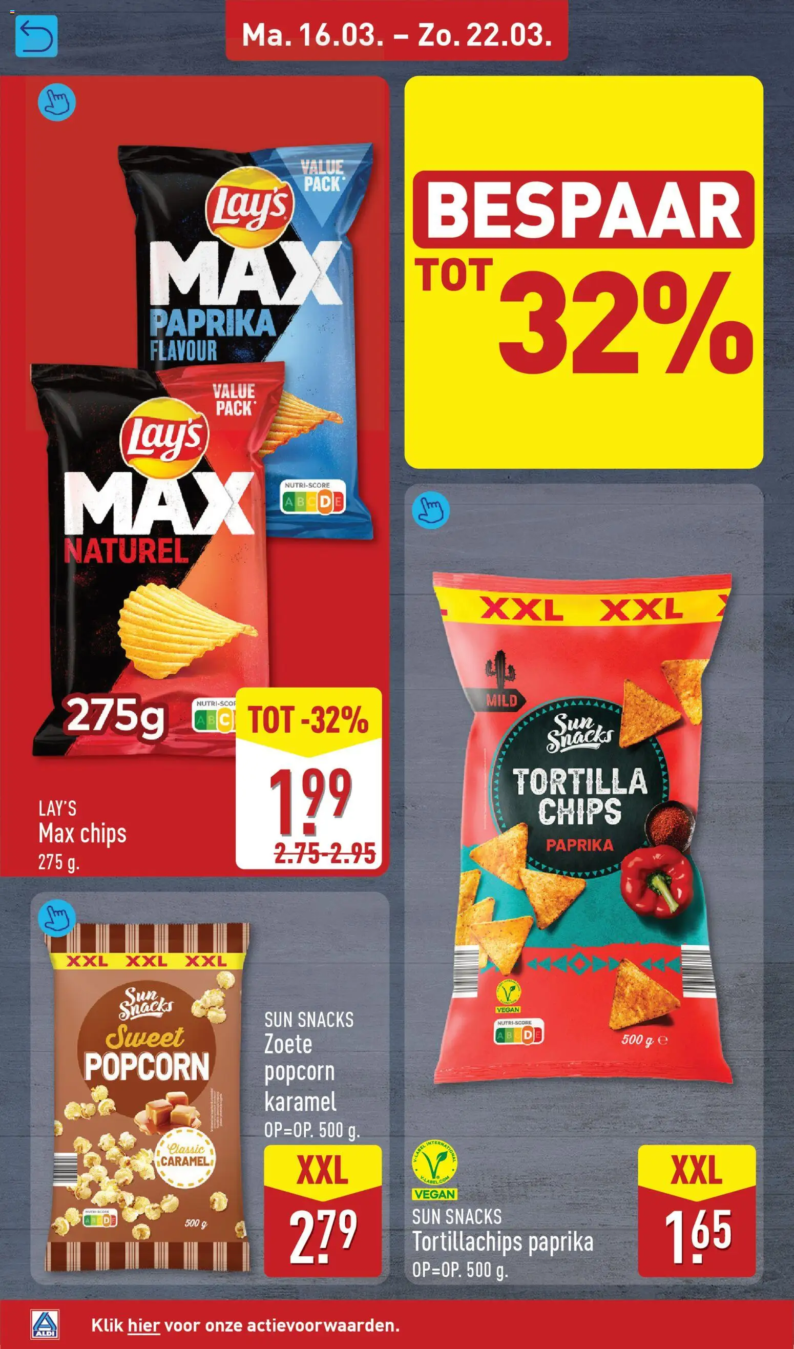 {H1} | Pagina: 18 | Producten: Snacks, Chips, Tortilla, Kész piskótalap