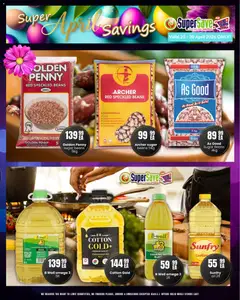 Super Save specials catalogue – valid from 25.04.2026 | Page: 8 | Products: Beans, Oil, Sugar