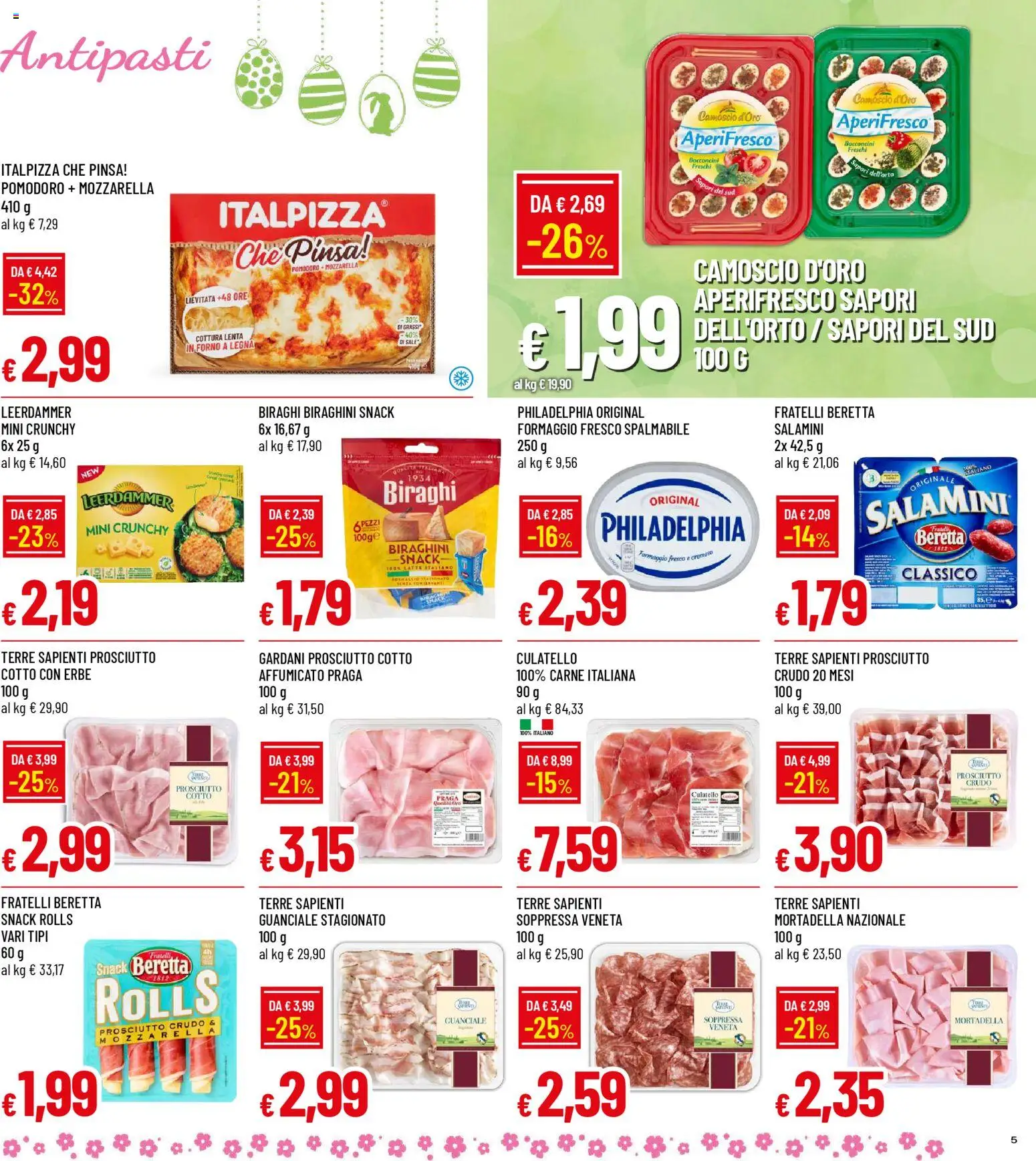 Volantino Galassia del 26.03.2026 | Pagina: 5 | Prodotti: Prosciutto Crudo, Prosciutto, Forno, Guanciale