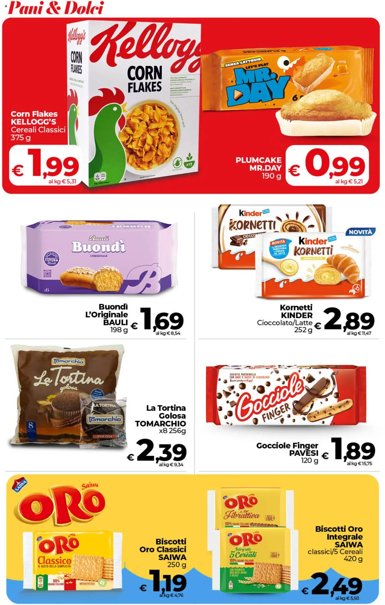 Volantino COOP del 24.02.2026 | Pagina: 30 | Prodotti: Biscotti, Latte, The, Plumcake