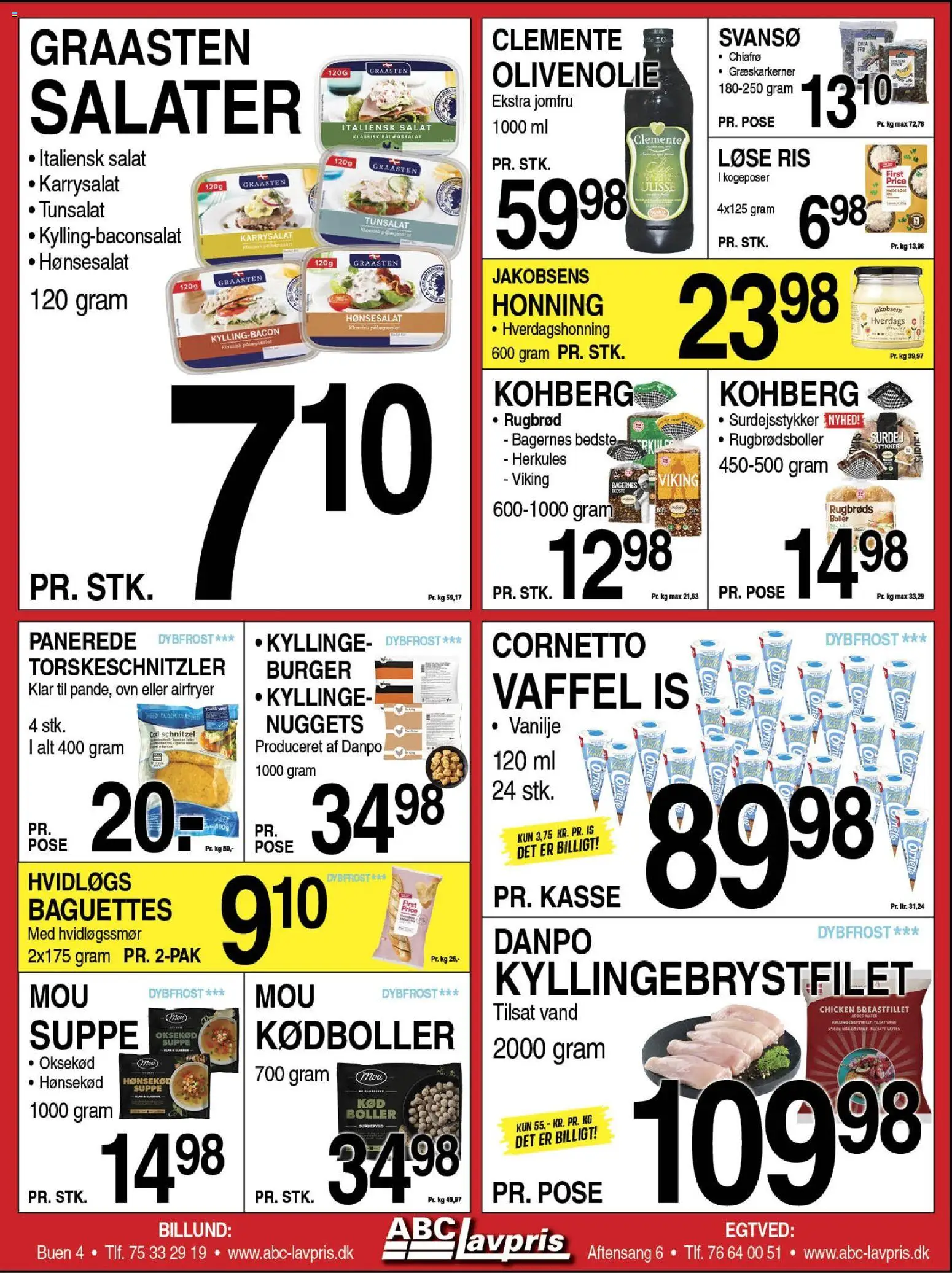 Abc Lavpris tilbudsavis – gyldig fra 22.10.2025 | Side: 5 | Produkter: Græskarkerner, Salat, Is, Karrysalat