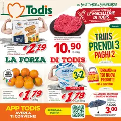 Anteprima del volantino Todis Pescheria, Macelleria catalogo valido a partire dal 30.10.2025