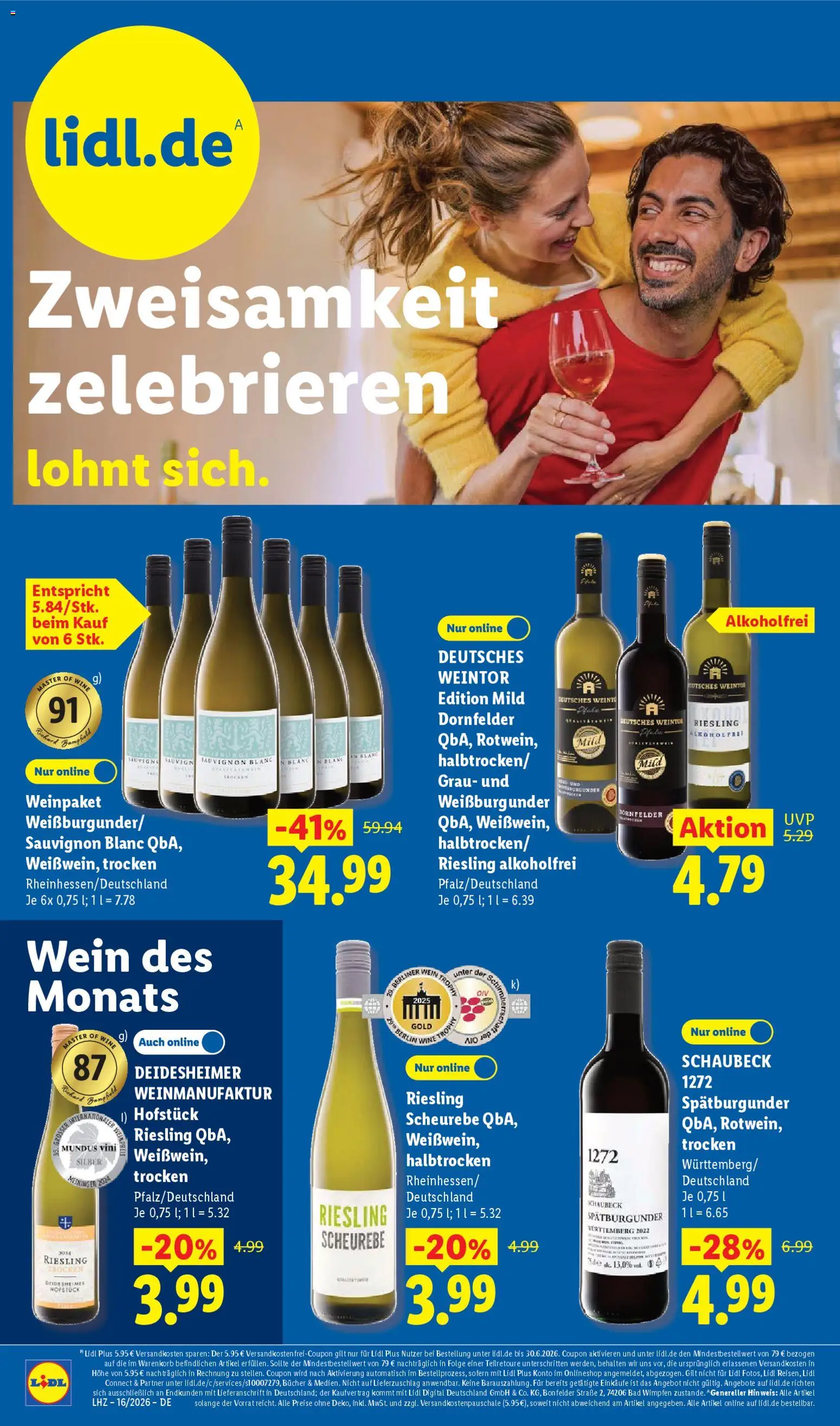 Lidl Německo leták od 13.04.2026 | Strana: 28 | Produkty: Riesling
