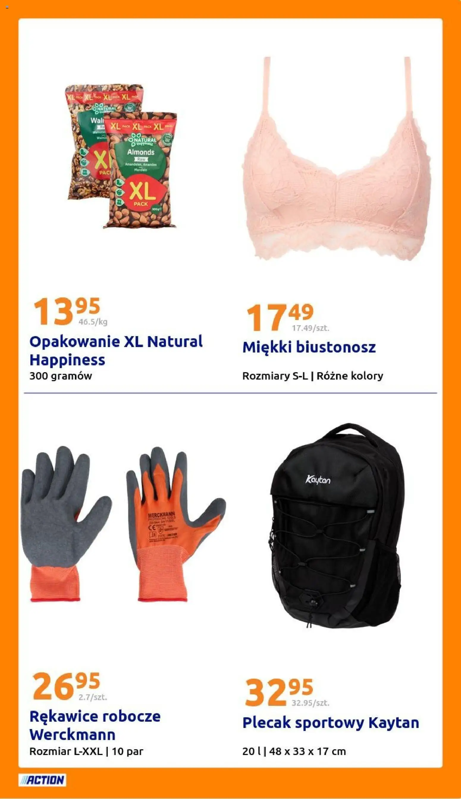 Action Gazetka od 11.02.2026 | Strona: 21 | Produkty: Biustonosz, Plecak