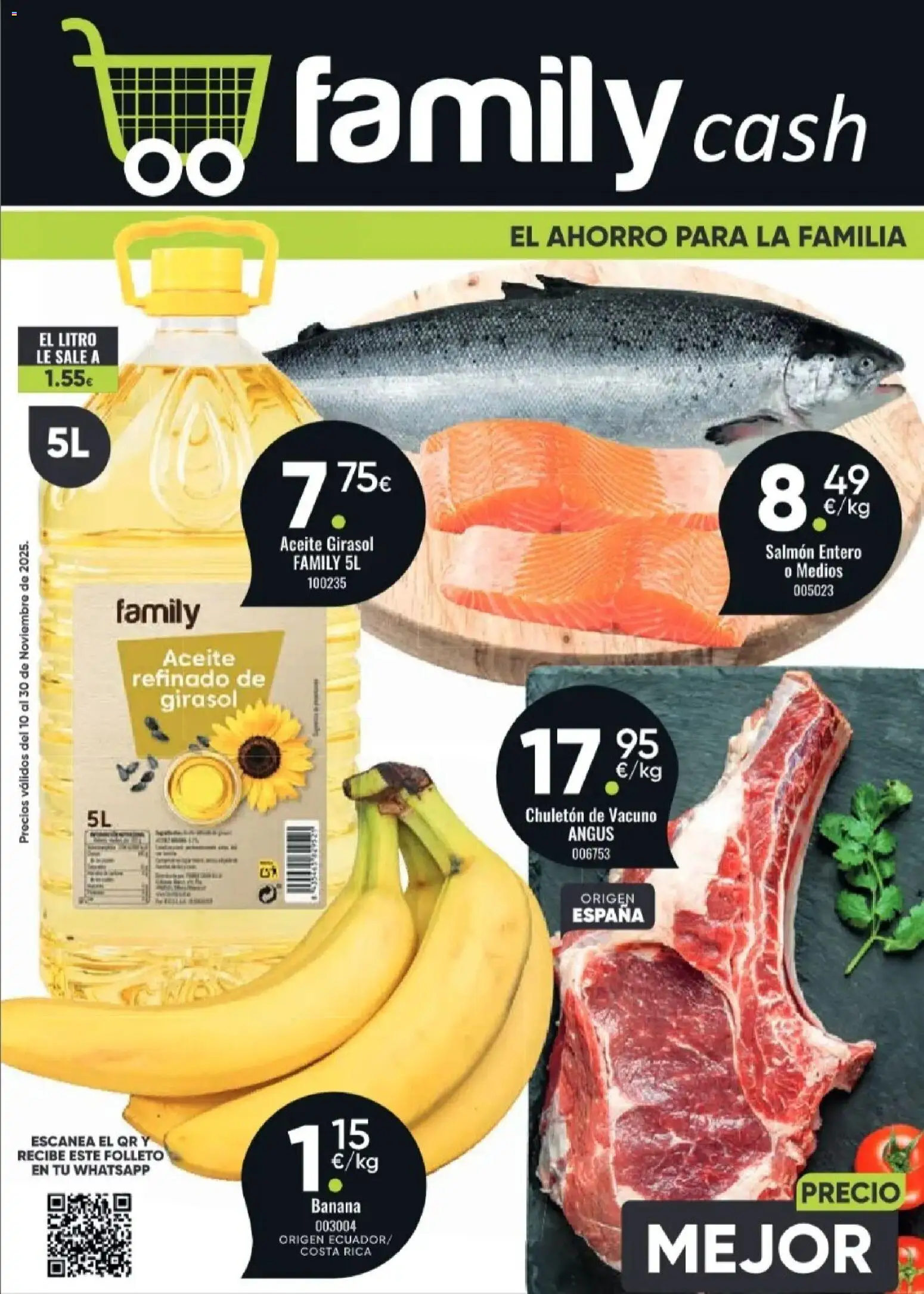 Family Cash Black Friday │ válido desde el 10.11.2025 | Página: 1 | Productos: Aceite