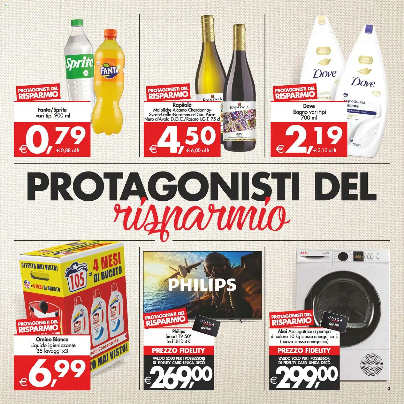 Volantino Decò del 14.11.2025 | Pagina: 3 | Prodotti: Asciugatrice, TV, Bagno, Doccia