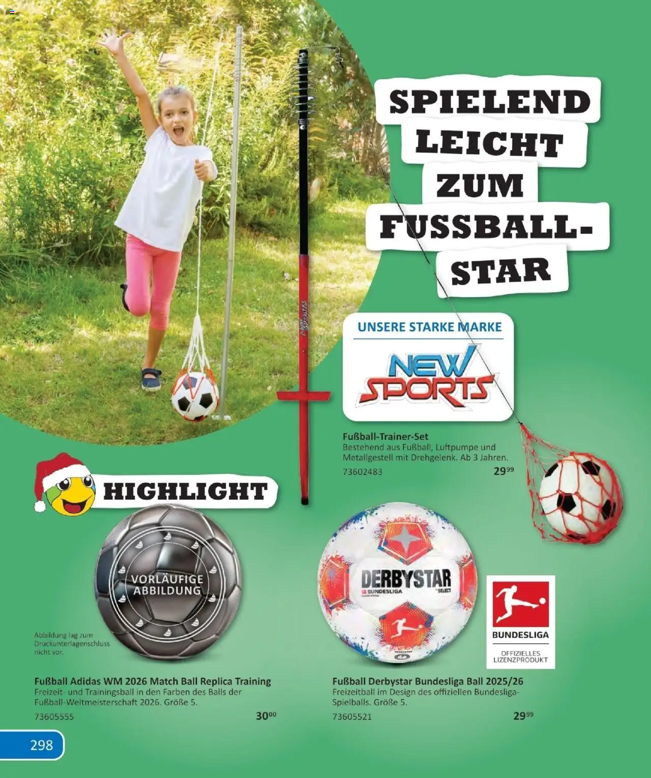Vedes Das große Buch der Wünsche – gültig ab 29.09.2025 | Seite: 298 | Produkte: Luftpumpe, Fußball