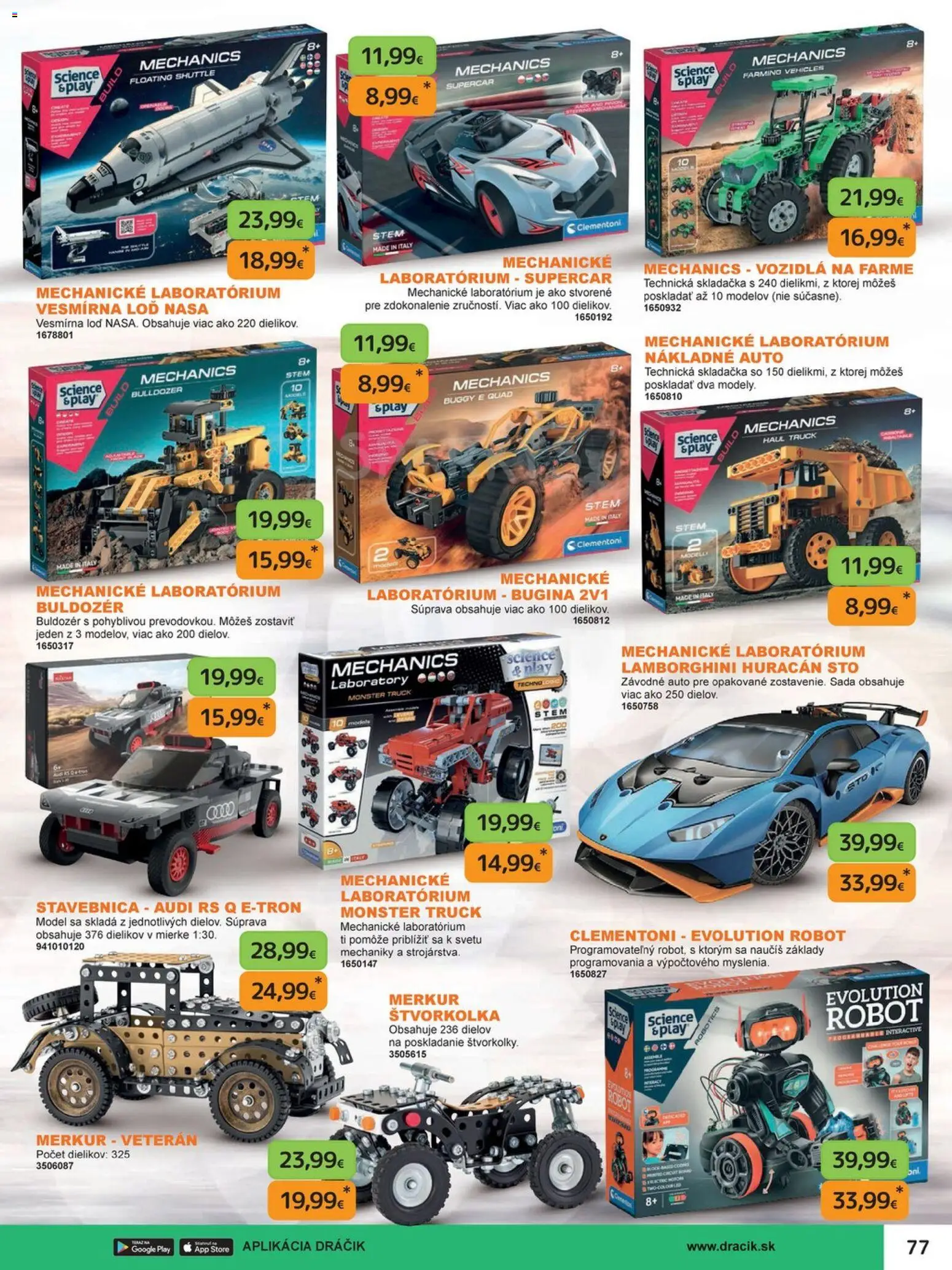 Nové Dráčik akcie – leták je platný od 03.10.2025 | Strana: 87 | Produkty: Robot