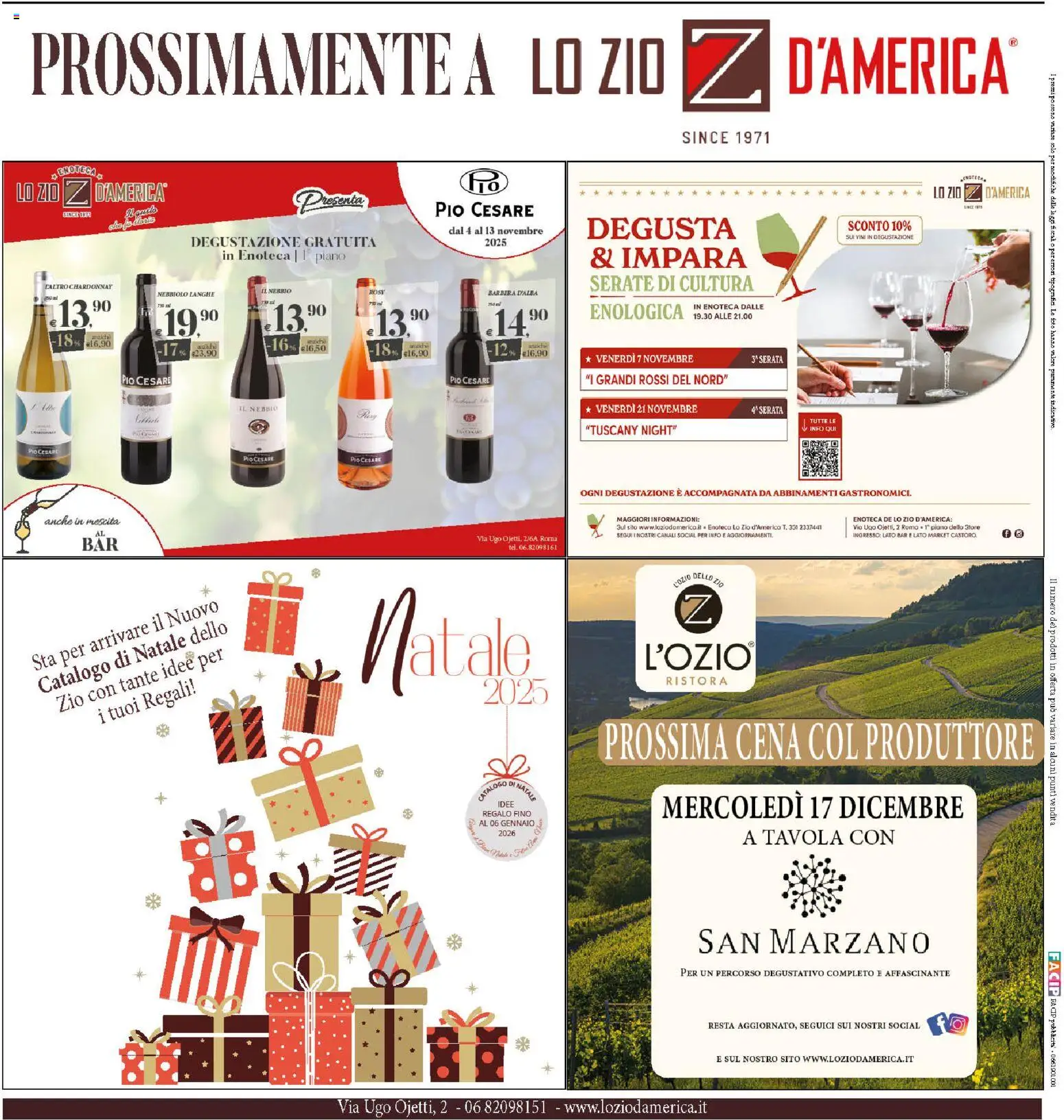 Volantino Il Castoro del 29.10.2025 | Pagina: 20 | Prodotti: Enoteca