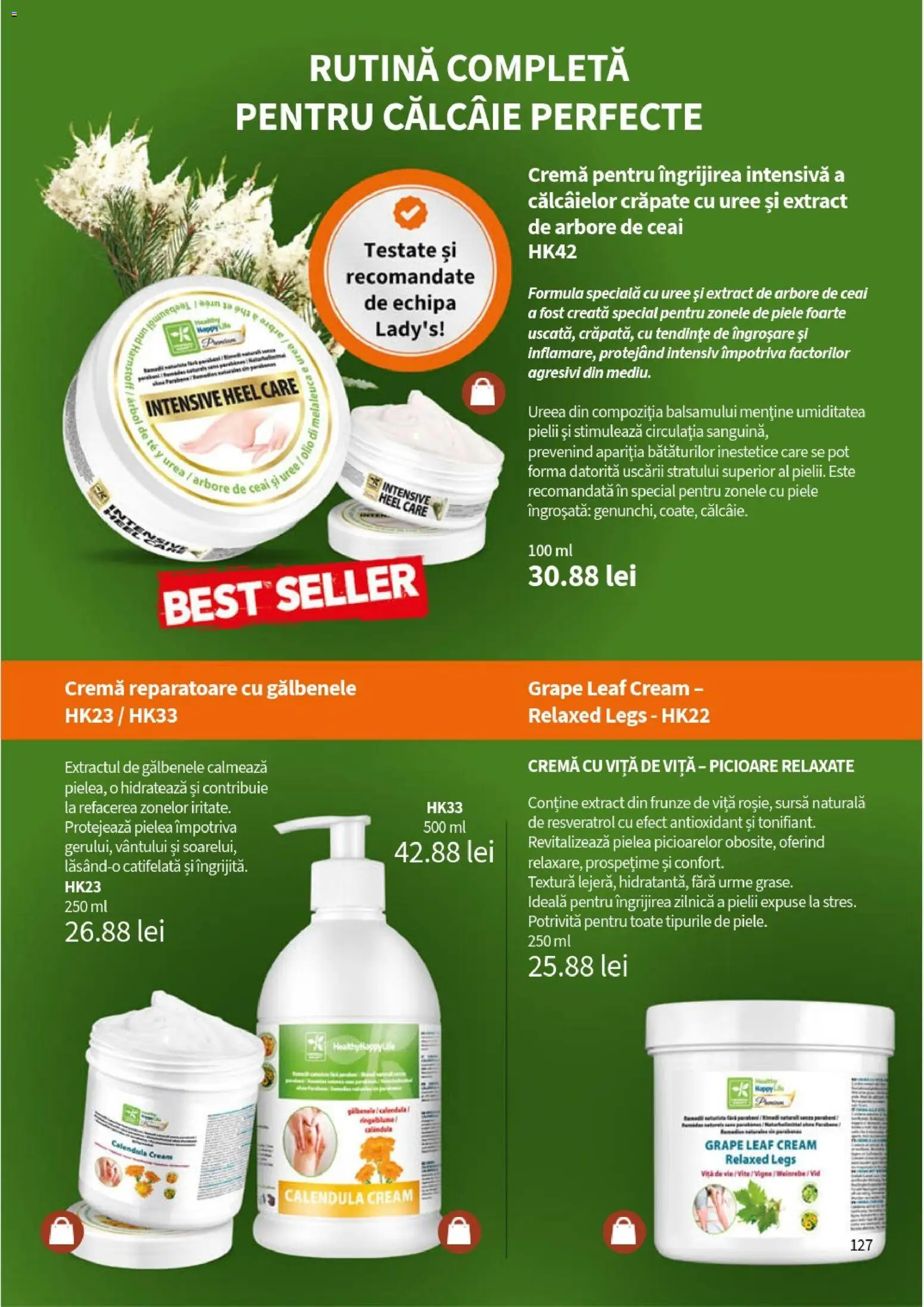 Noul catalog Lady’s – valabil de la 05.01.2026 | Pagină: 129 | Produse: Cremă, Ceai