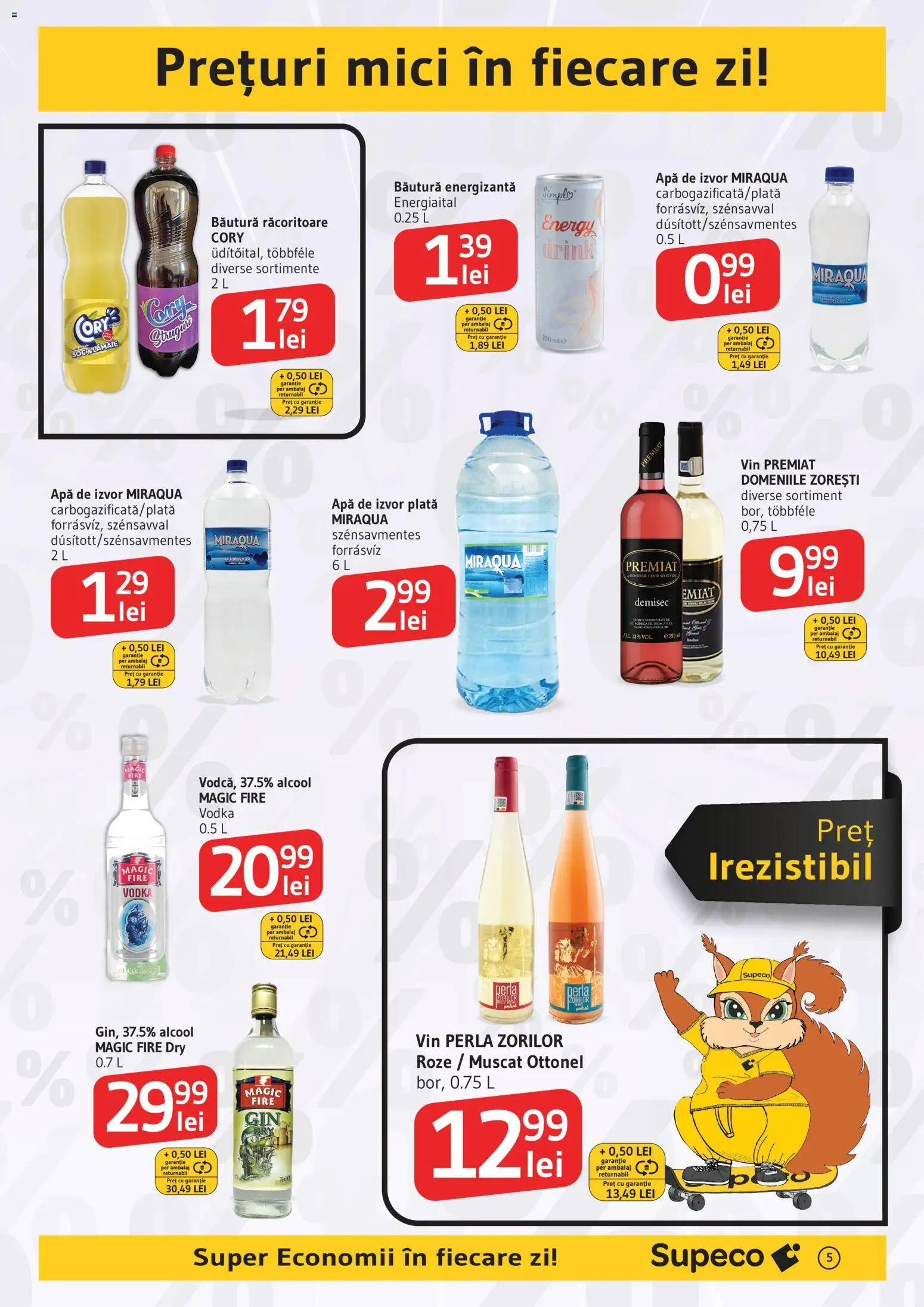 Noul catalog Supeco – valabil de la 15.01.2026 | Pagină: 5 | Produse: Mici, Vin, Vodka, Lămâie
