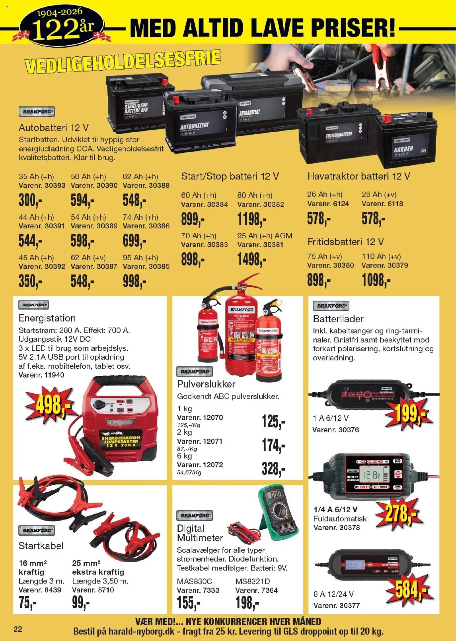 Harald Nyborg tilbudsavis – gyldig fra 12.03.2026 | Side: 24 | Produkter: Tablet, USB, Søm, Batteri