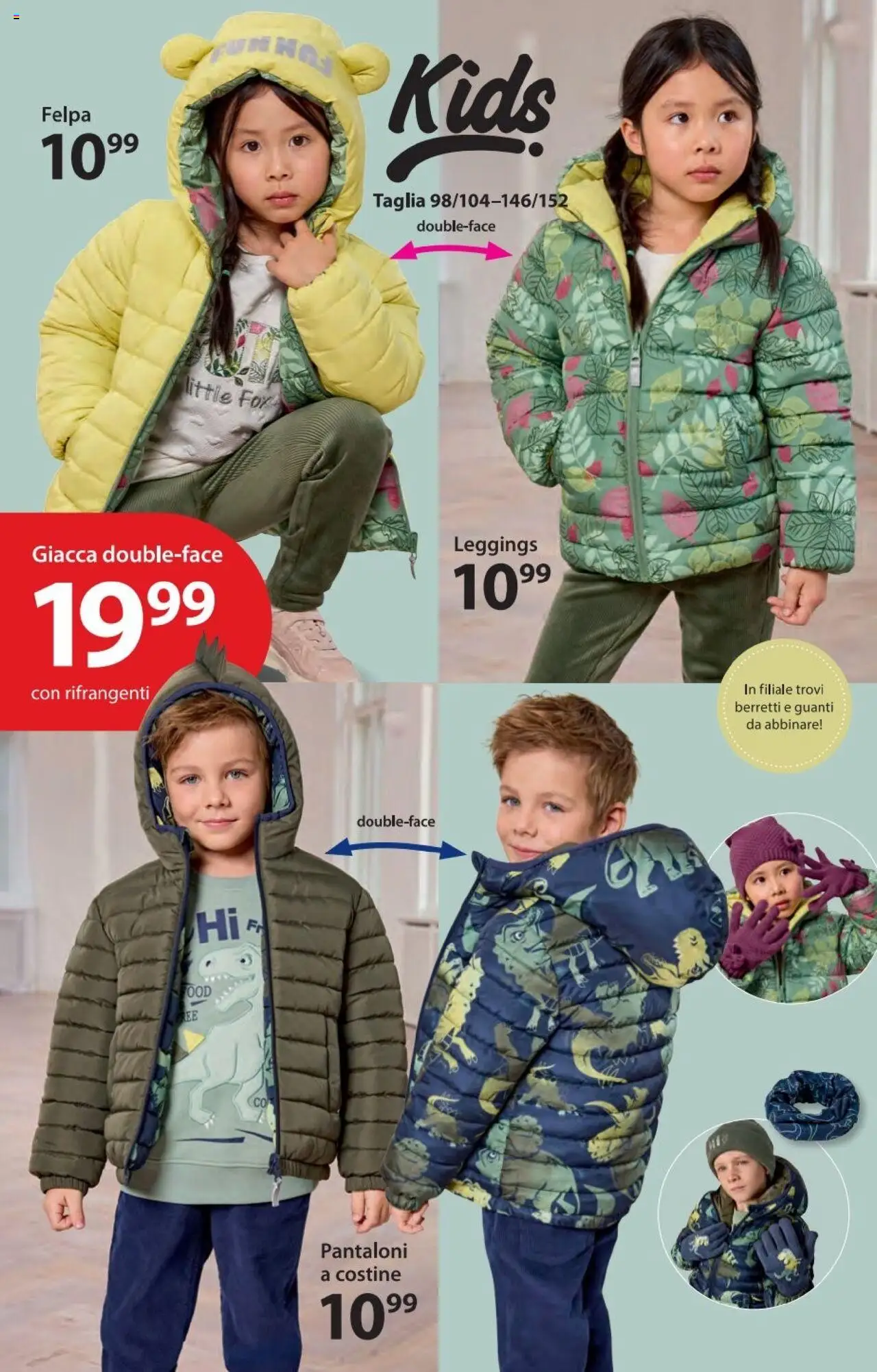 Volantino NKD del 09.10.2025 | Pagina: 14 | Prodotti: Felpa, Pantaloni, Leggings, Guanti