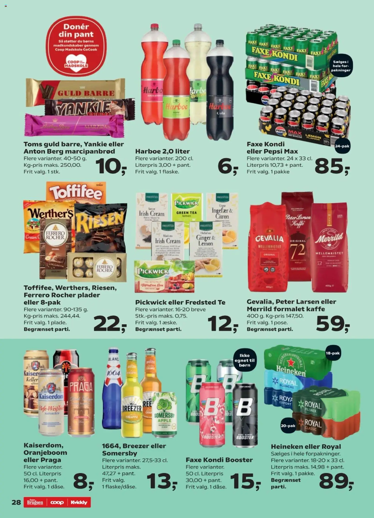 Kvickly tilbudsavis – gyldig fra 06.02.2026 | Side: 29 | Produkter: Kaffe, Ingefær, Marcipanbrød, Pepsi