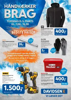 Davidsen - Håndværkerbrag Køge gyldig fra 05.03.2026