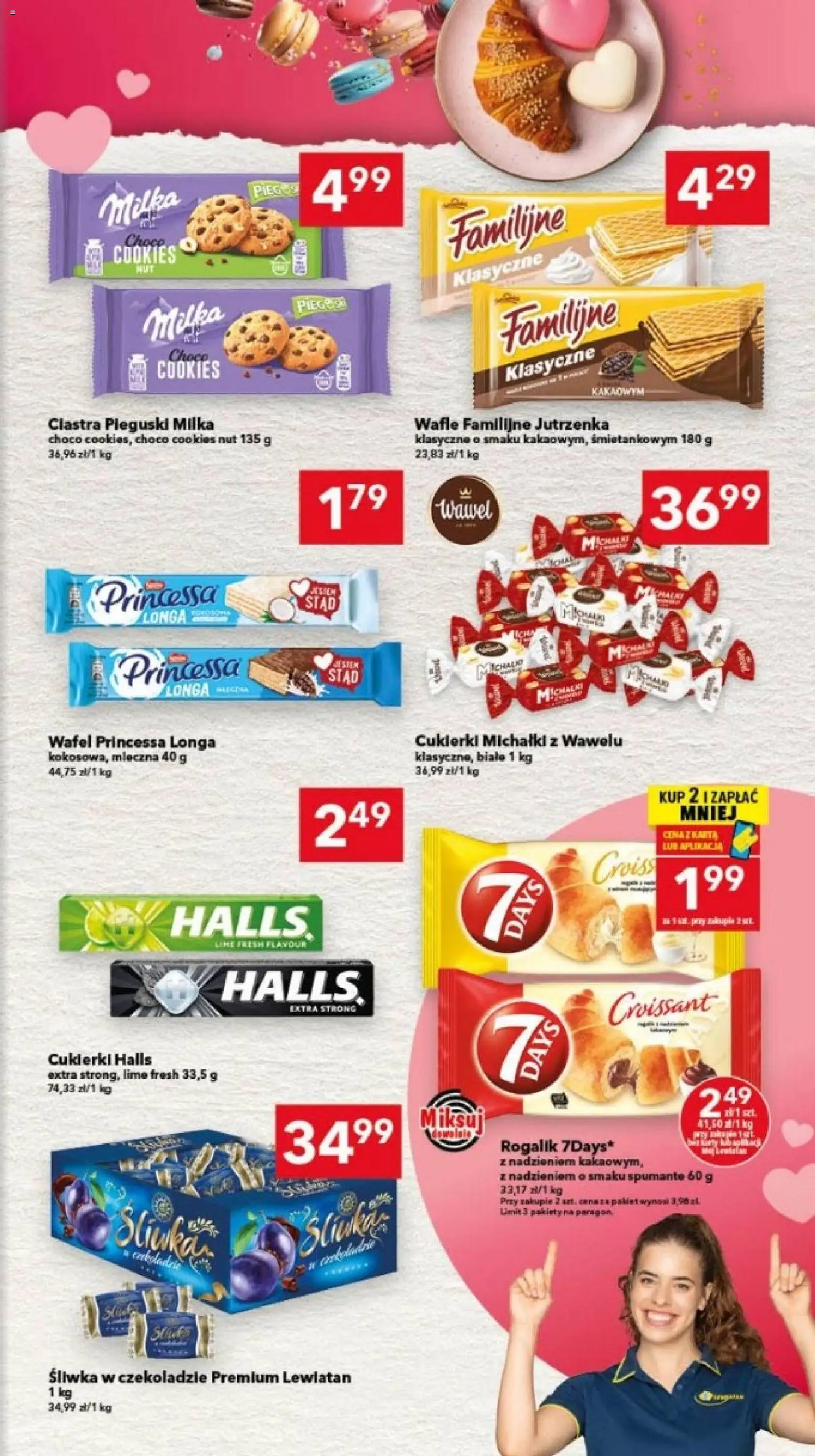 Lewiatan gazetka - Szczecin od 12.02.2026 | Strona: 11 | Produkty: Karta, Wafle, Milka, Cukierki