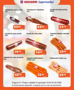 Ofertele Unicarm valabile de la 19.02.2026