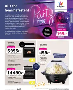 Elon - erbjudanden - Förhandsvisning av reklamblad från butik Elon aktuell från 26.01.2026 | Sida: 2 | Produkter: Bubbel, Vägglampa, Popcorn