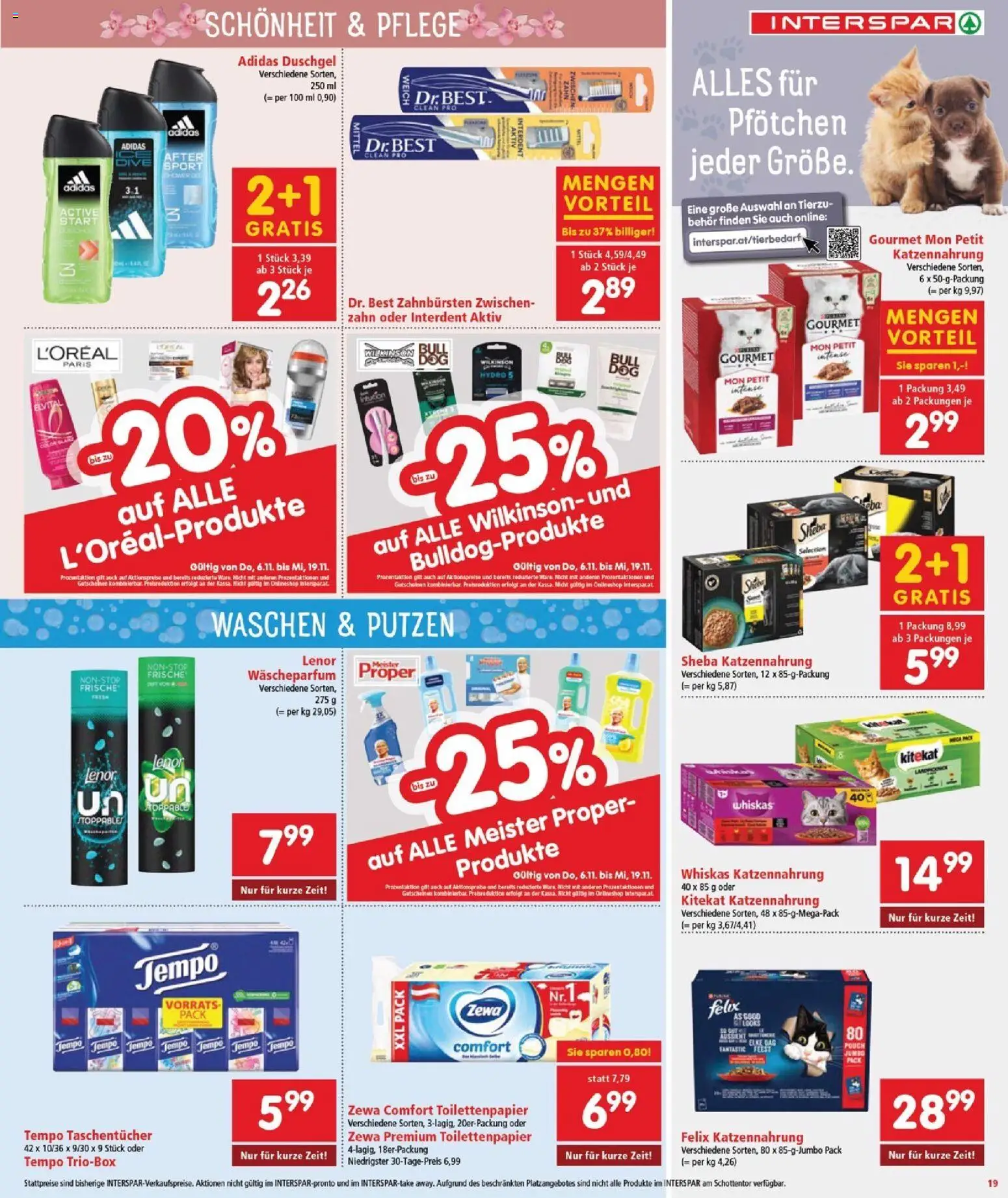 Interspar Flugblatt - Burgenland Nord gültig ab 06.11.2025 | Seite: 20 | Produkte: Duschgel