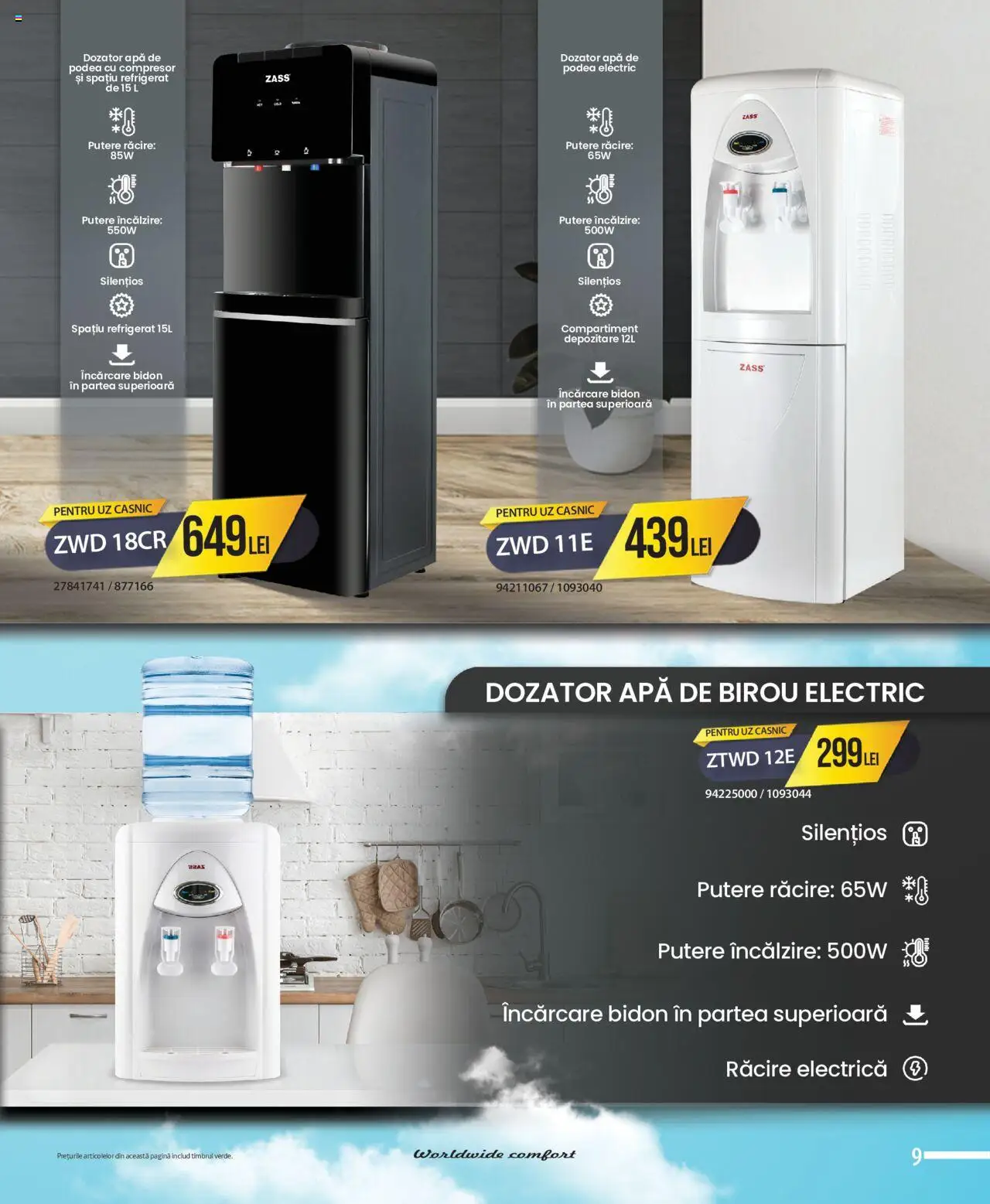 Catalog Selgros - Zass – valabil de la 01.08.2025 | Pagină: 9 | Produse: Çikolatalı gofret, Apă