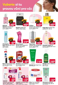 Náhled letáku Bugatti pánská EDT, 100 ml, různé druhy od 12.03.2026 | Strana: 8 | Produkty: Mixa, Tělové mléko, Deodorant, Body