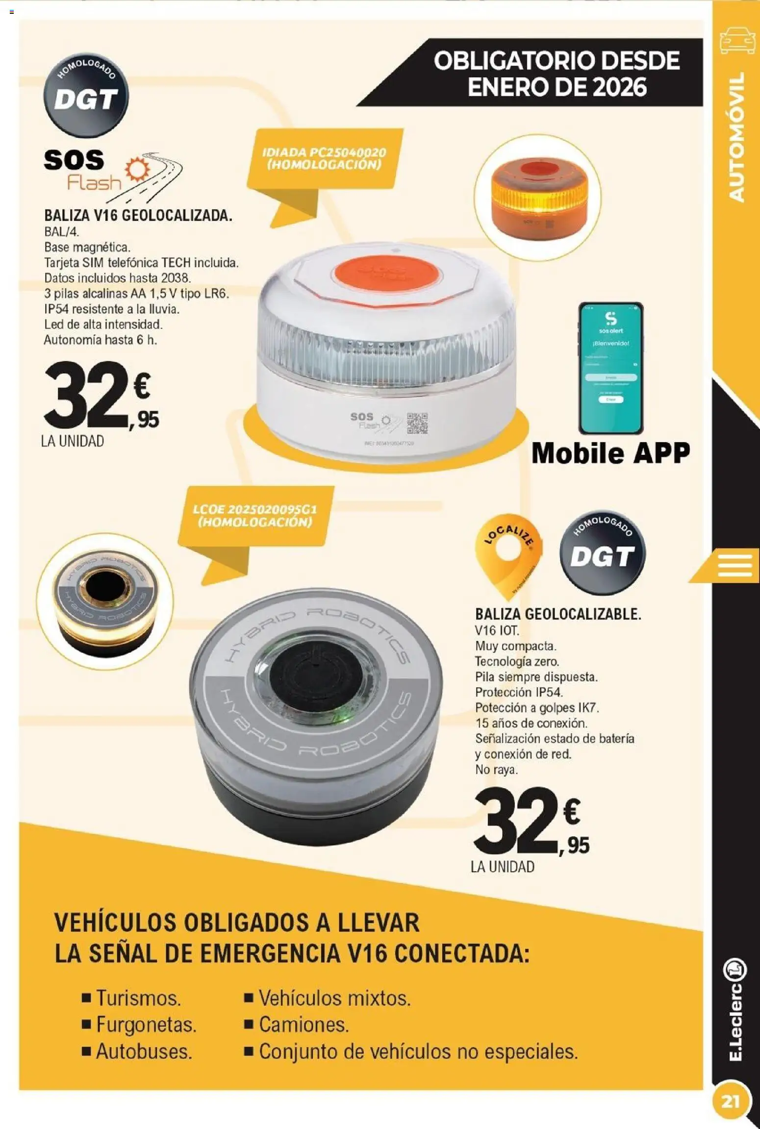 E.Leclerc folleto │ válido desde el 21.01.2026 | Página: 21 | Productos: Batería